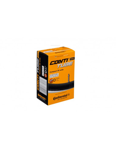 Continental Compact 20 Wide Bilventil 34mm Slange Continental Compact 20 Wide Bilventil 34mm Slange