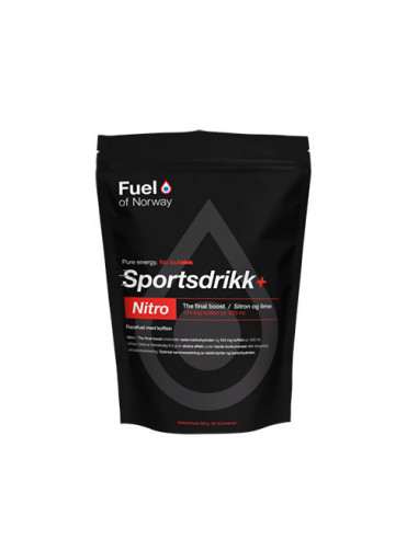 Fuel of Norway Sportsdrikk Nitro 0,5kg Energipulver Fuel of Norway Sportsdrikk Nitro 0,5kg Energipulver